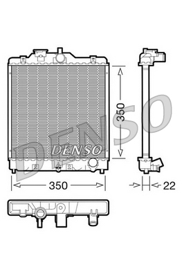 Radiateur Denso DRM40003