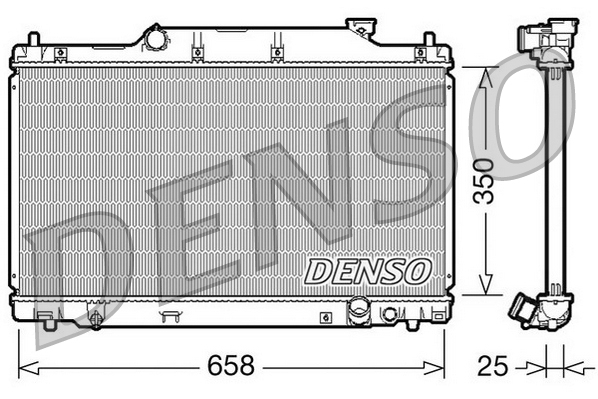 Radiateur Denso DRM40007