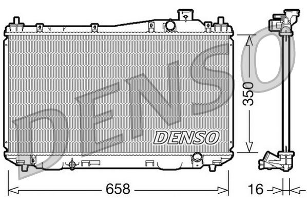 Radiateur Denso DRM40009
