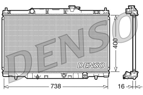 Radiateur Denso DRM40011