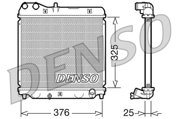 Radiateur Denso DRM40015