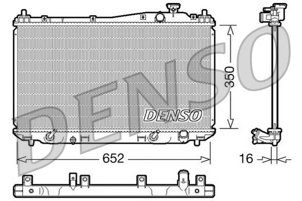 Radiateur Denso DRM40019