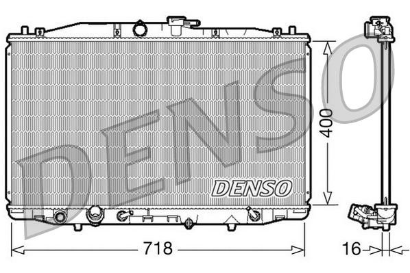 Radiateur Denso DRM40023