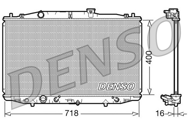 Radiateur Denso DRM40024