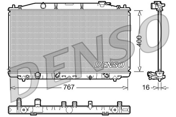 Radiateur Denso DRM40025