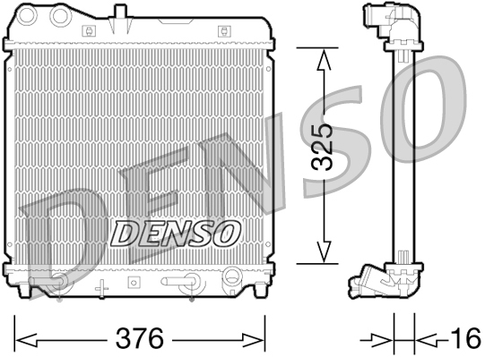 Radiateur Denso DRM40026