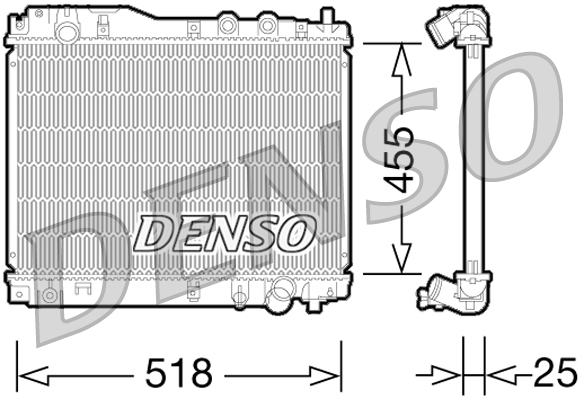 Radiateur Denso DRM40027