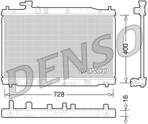 Radiateur Denso DRM40030