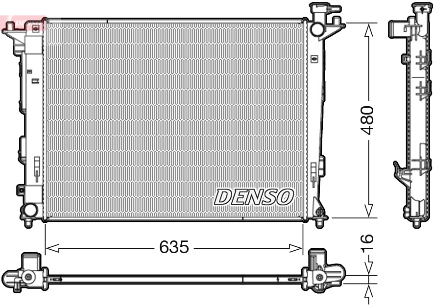 Radiateur Denso DRM41006