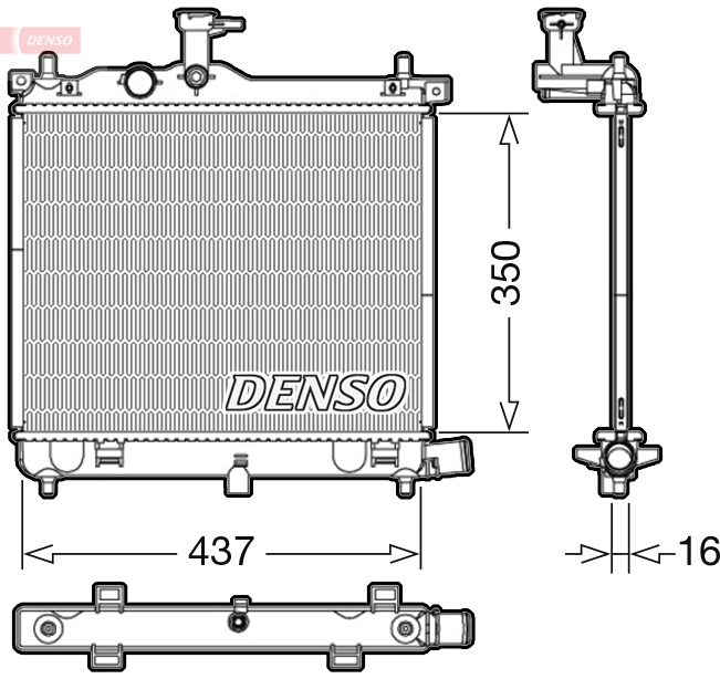 Radiateur Denso DRM41009