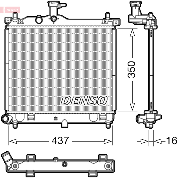Radiateur Denso DRM41012