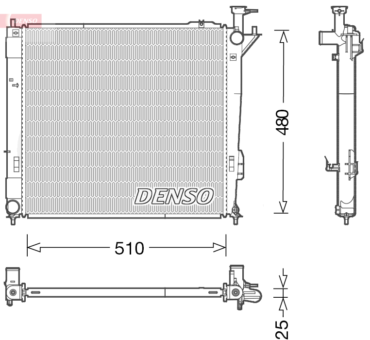 Radiateur Denso DRM41015