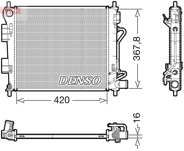 Radiateur Denso DRM41018