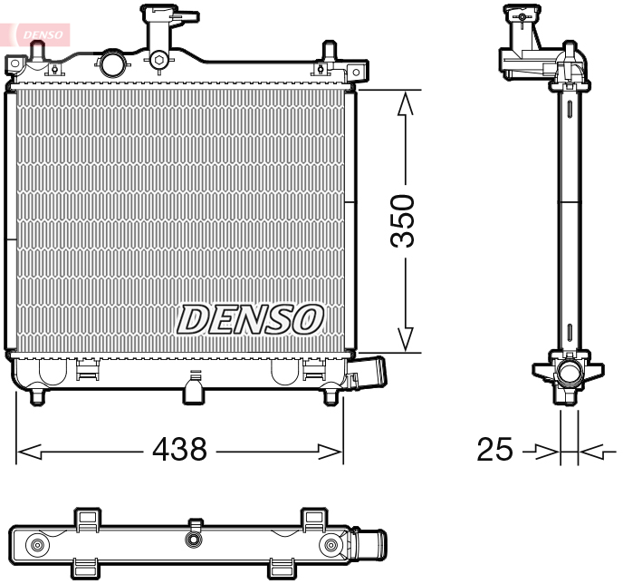 Radiateur Denso DRM41021