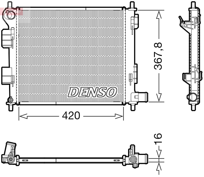 Radiateur Denso DRM41022