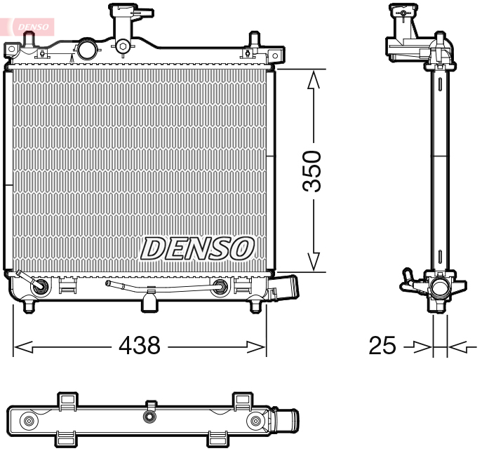 Radiateur Denso DRM41023