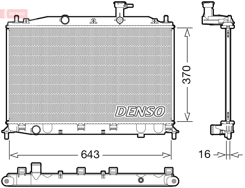 Radiateur Denso DRM41026