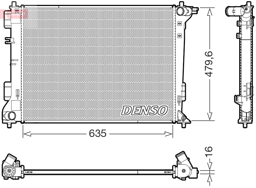 Radiateur Denso DRM41028