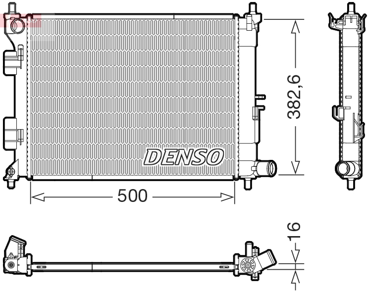 Radiateur Denso DRM41032