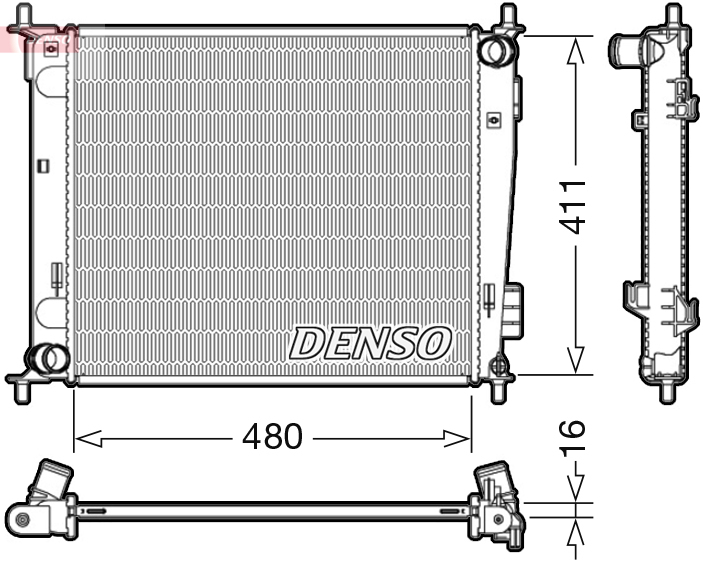 Radiateur Denso DRM43003