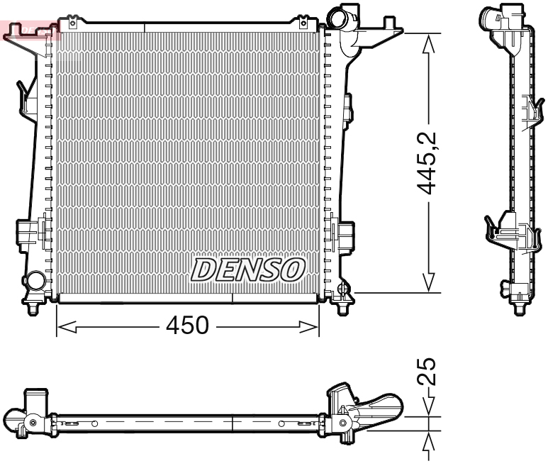 Radiateur Denso DRM43006