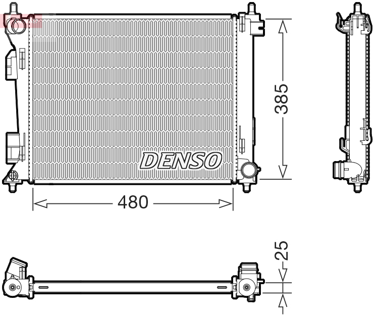 Radiateur Denso DRM43010