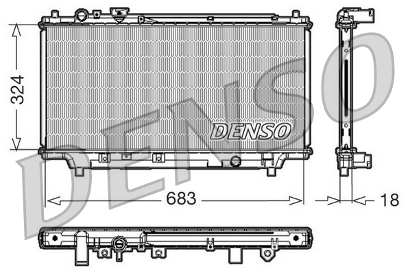 Radiateur Denso DRM44002