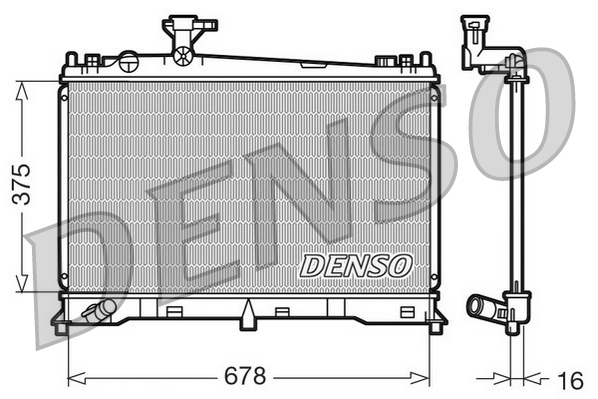 Radiateur Denso DRM44010