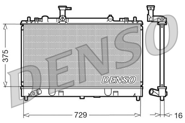 Radiateur Denso DRM44011