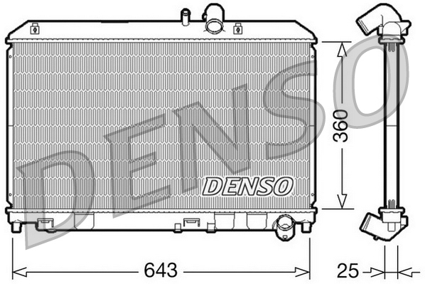 Radiateur Denso DRM44013