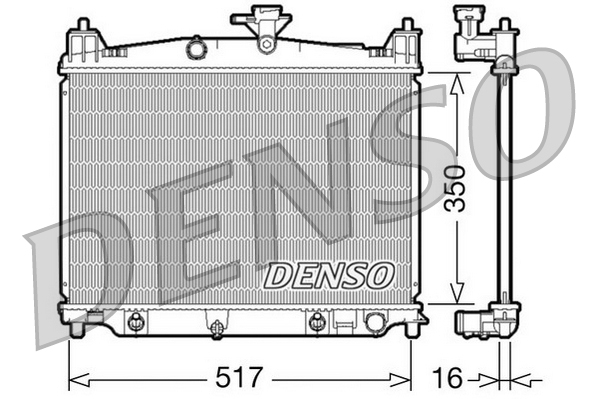 Radiateur Denso DRM44019