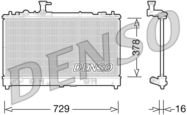 Radiateur Denso DRM44026
