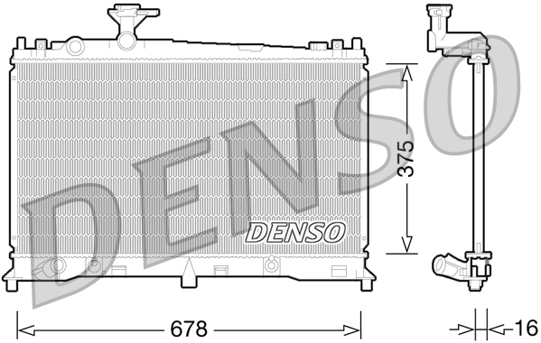 Radiateur Denso DRM44027