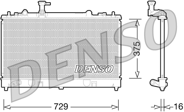 Radiateur Denso DRM44028
