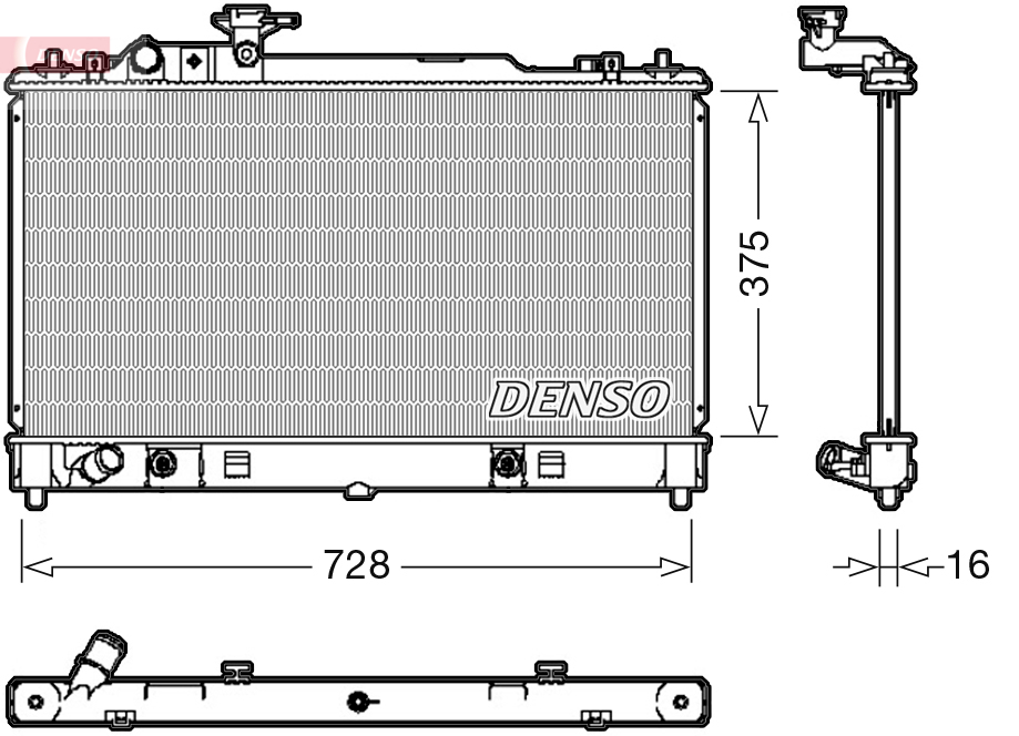 Radiateur Denso DRM44029
