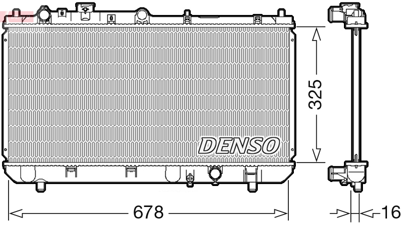 Radiateur Denso DRM44032