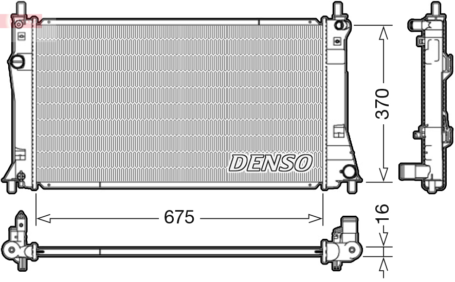 Radiateur Denso DRM44035