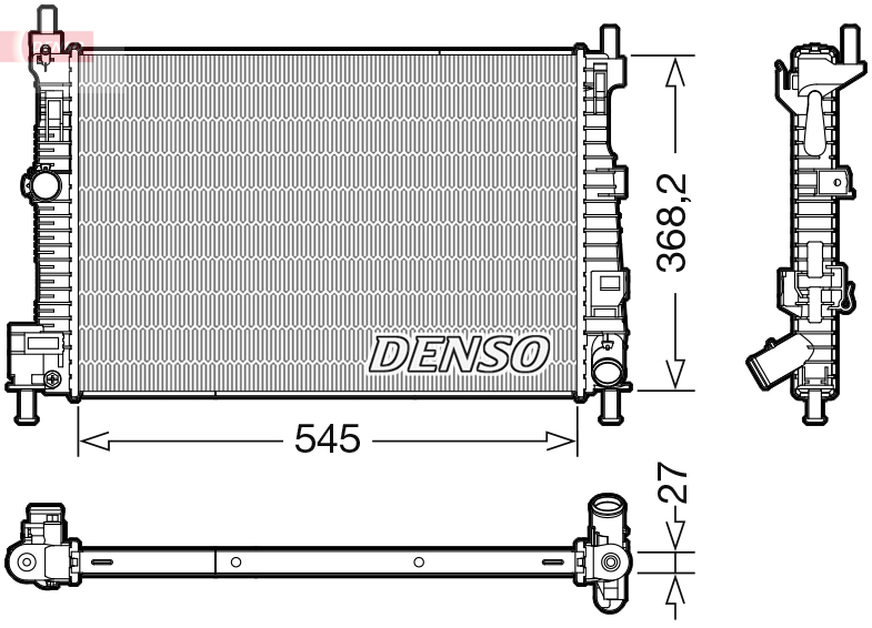 Radiateur Denso DRM44045