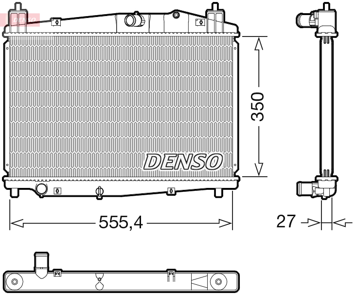 Radiateur Denso DRM44046