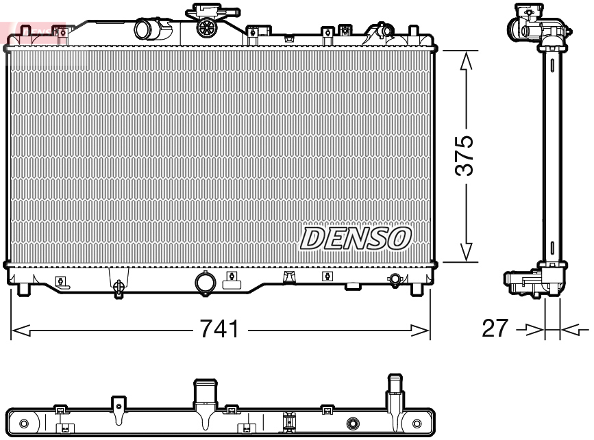 Radiateur Denso DRM44050