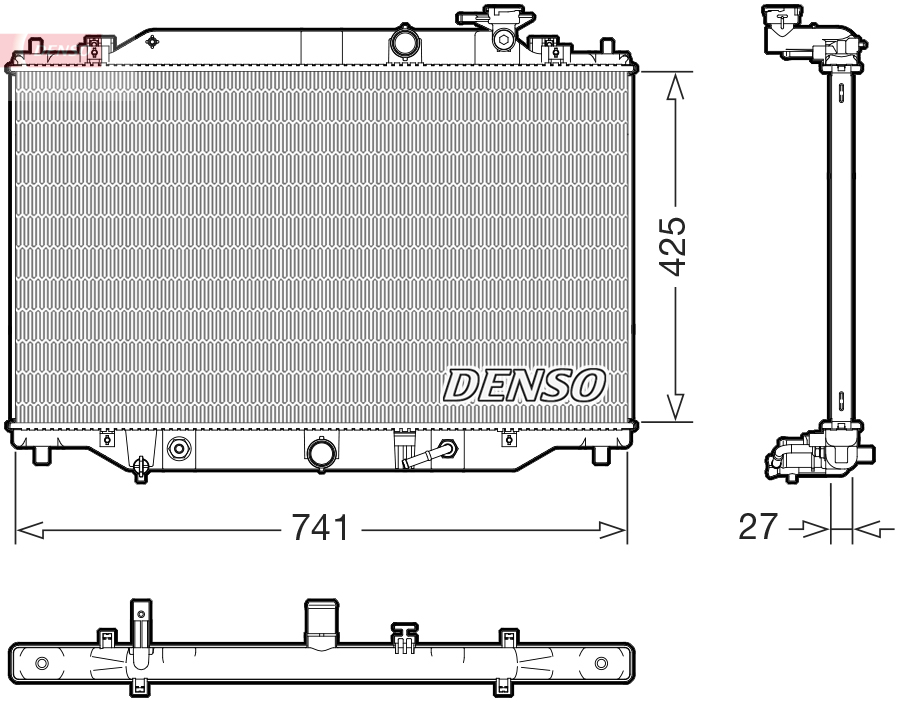 Radiateur Denso DRM44051