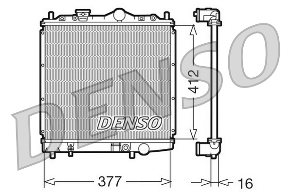 Radiateur Denso DRM45001