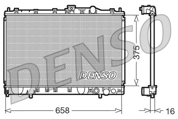 Radiateur Denso DRM45002
