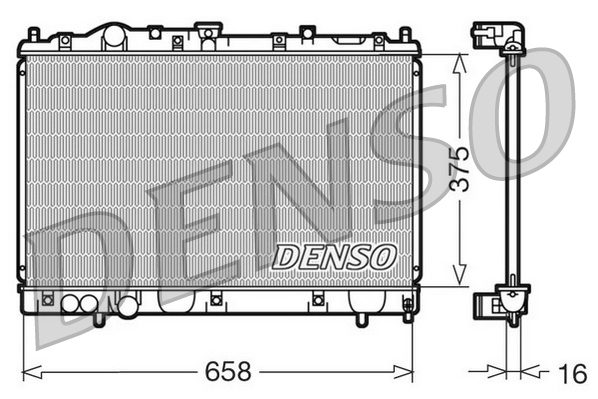 Radiateur Denso DRM45004