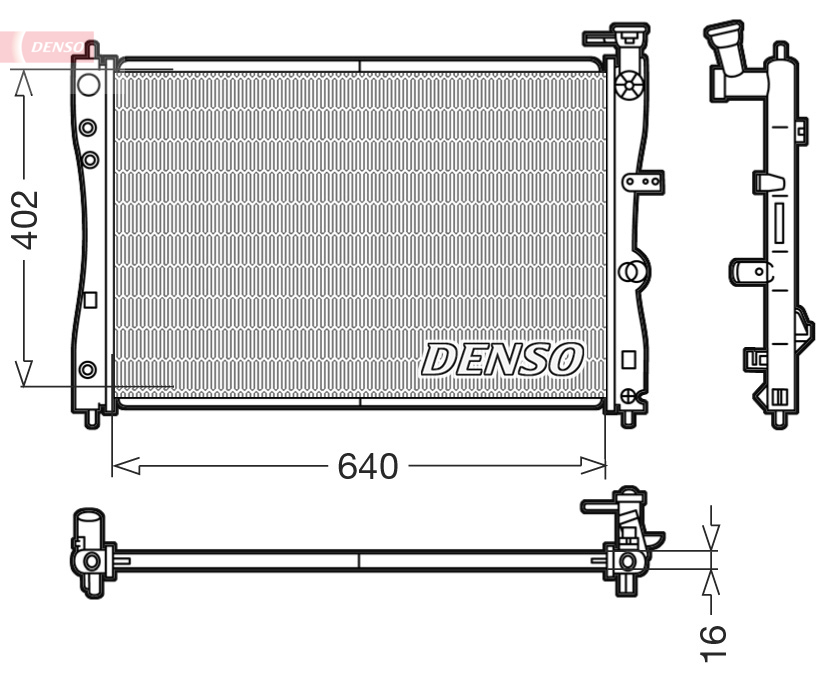 Radiateur Denso DRM45005