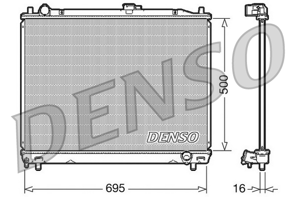 Radiateur Denso DRM45008