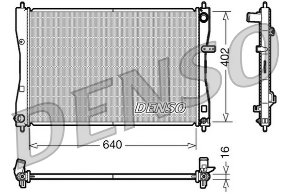 Radiateur Denso DRM45009