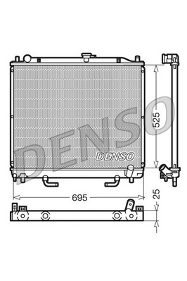 Radiateur Denso DRM45015