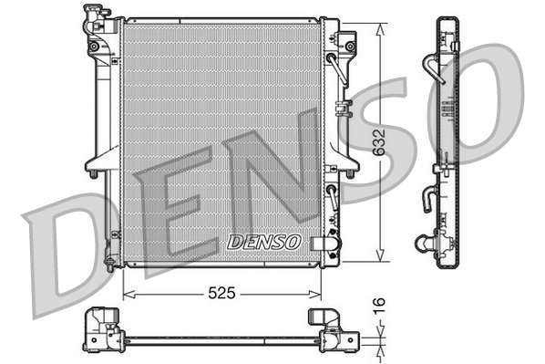 Radiateur Denso DRM45018