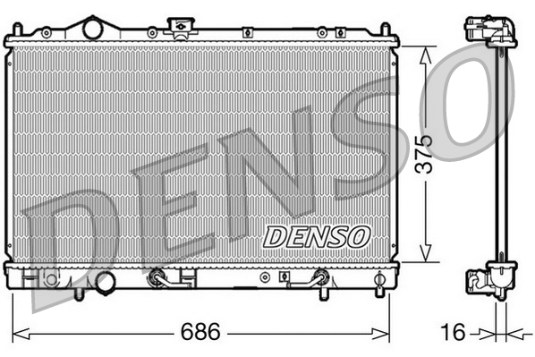 Radiateur Denso DRM45021